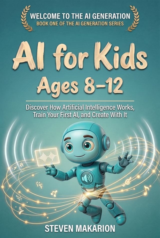 Cover of AI for Kids Ages 8–12